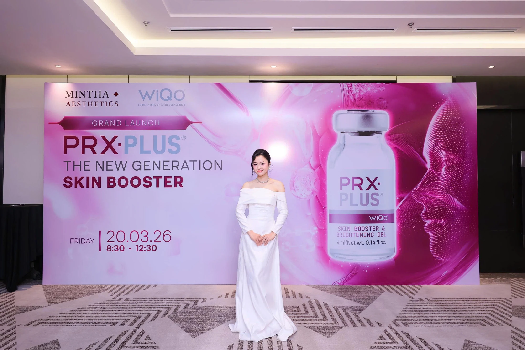 PRX Plus launch backdrop