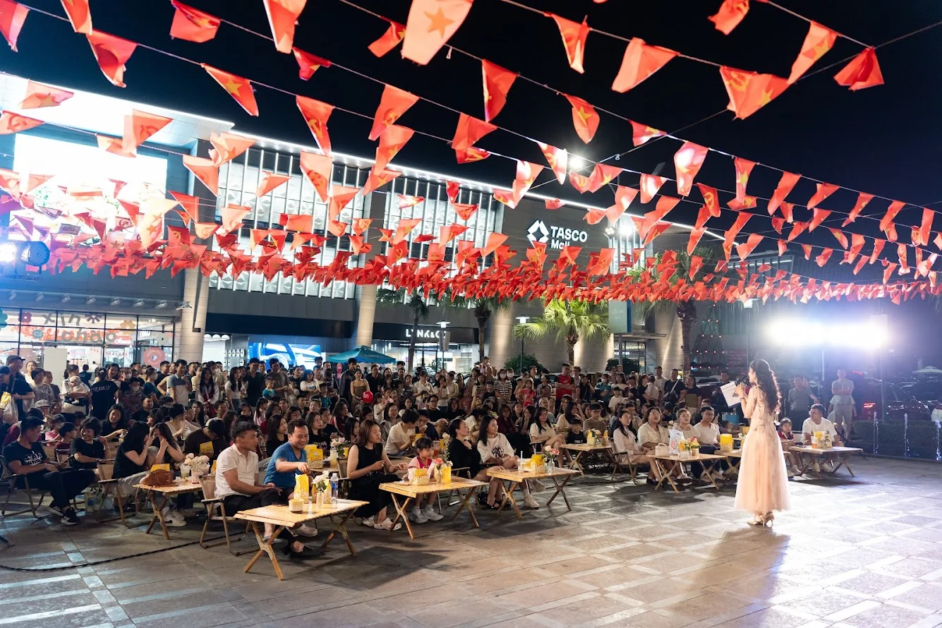 Tasco Mall appreciation music night stage